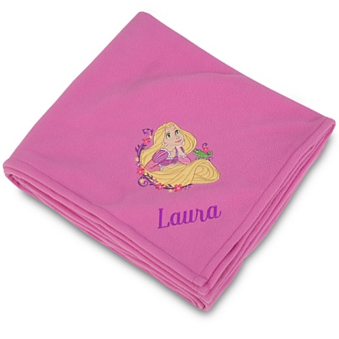 tangled fleece throw