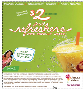 jamba juice fruit refresher
