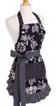 sassy black apron
