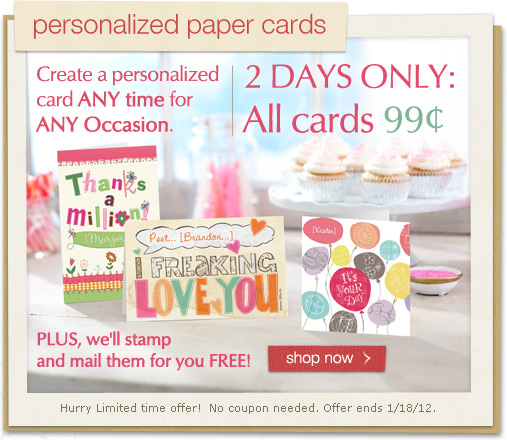personalized cards