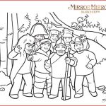 mirror mirror coloring page