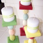 easter candle holders