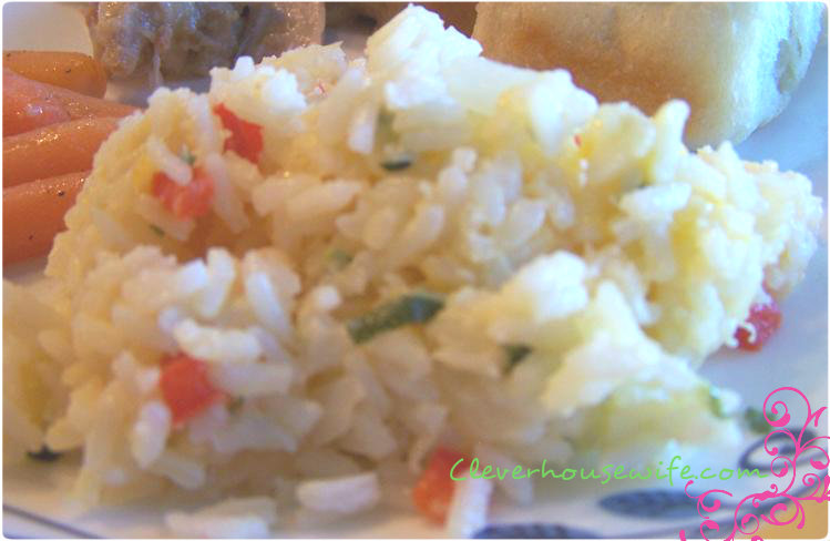 Cheesy Confetti Rice Recipe