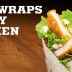 crispy chicken wrap