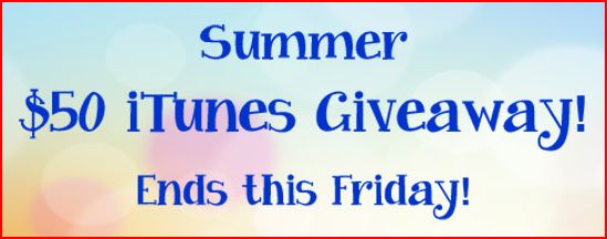 #Win a $50 iTunes Gift Card #Giveaway