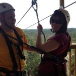 ziplining