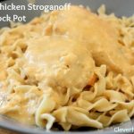 Cheesy chicken stroganoff