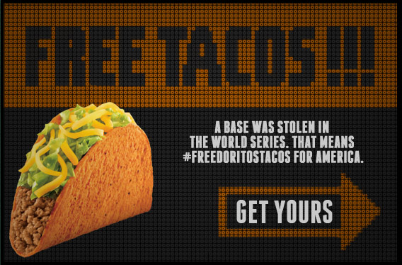 FREE Tacos at Taco Bell Today #FreeDoritosTacos