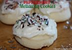 Candy Cane Peppermint Meltaway Cookies