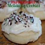Candy Cane Peppermint Meltaway Cookies