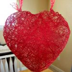 heart craft out of string