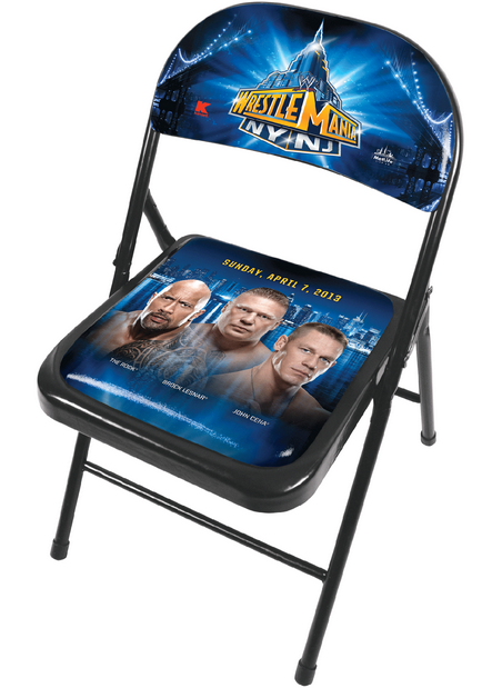 WWE Limited Edition Wrestlemania Chair from Kmart