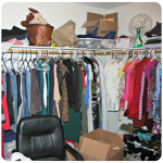 messy closet