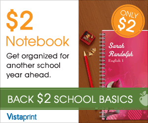 $2 Custom Notebook + Shipping