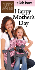 Mother’s Day Gift Idea: Flirty Aprons! 20% off Everything