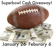Superbowl Cash Giveaway Winner!!!