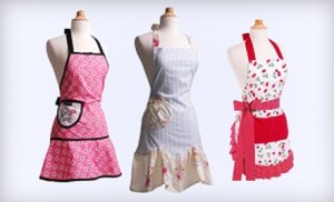 Hot Flirty Aprons Deal: Buy 1 Get 1 50% off + a $30 Voucher for $15!