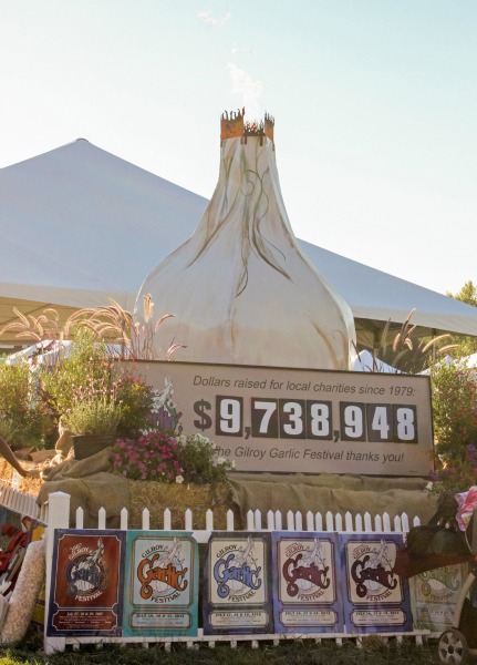 Gilroy Garlic Festival 2013: Money Earned to Date, for Charities