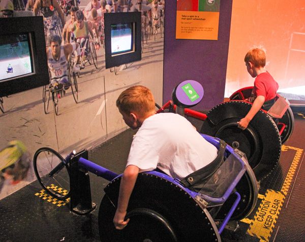 Wheel Chair Races at The Tech Museum of Innovation