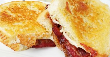 Bacon and Caramelized Onion Grilled Cheese