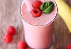 Banana Raspberry Smoothies from Recipes Worth Repeating