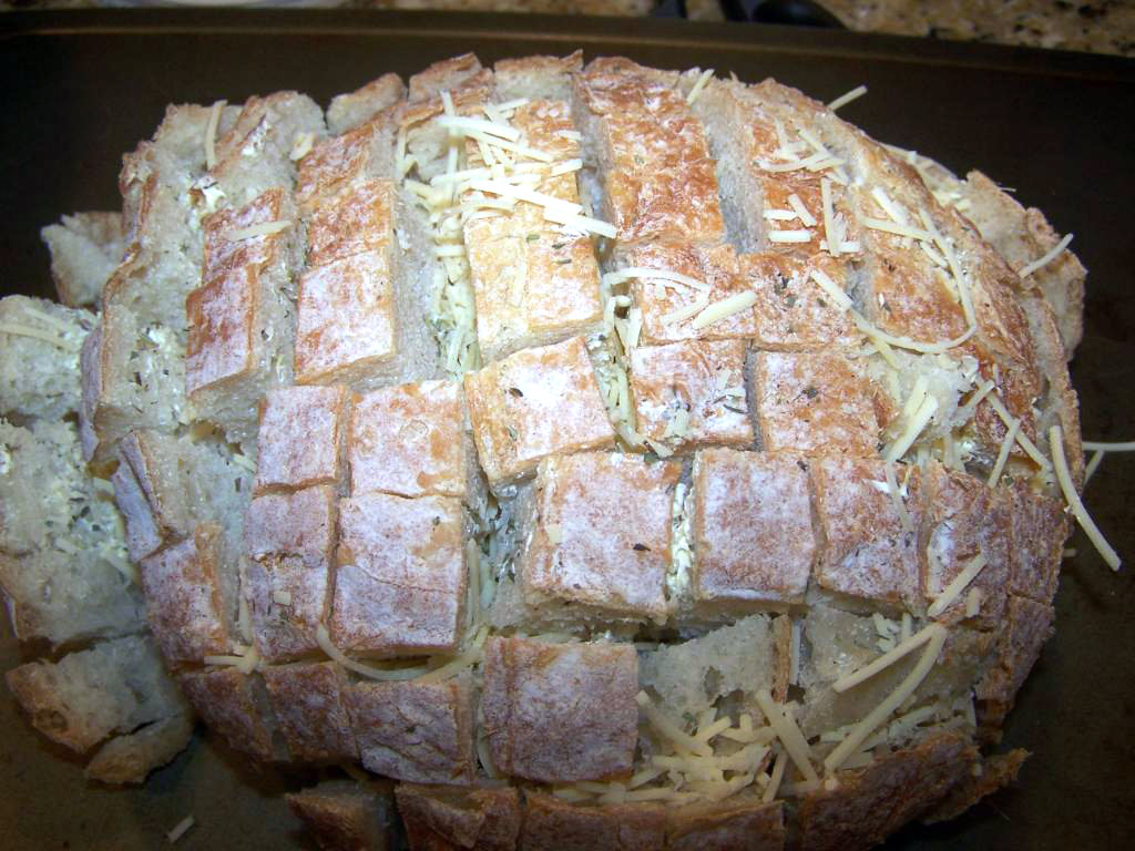 Parmesan and Herb Bread - Clever Housewife