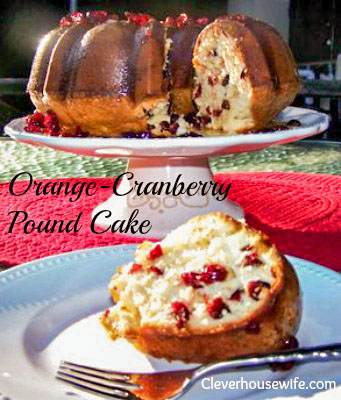 Orange-Cranberry Pound Cake