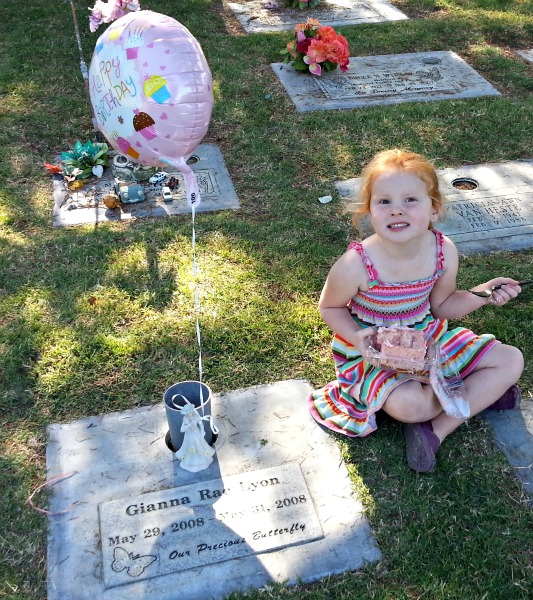 Celebrating an Angel's 5th Birthday at the Cemetery