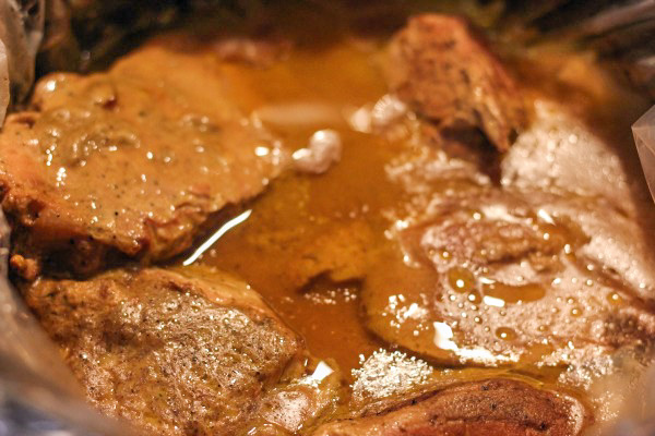 slow cooker pork chops with dijon sauce