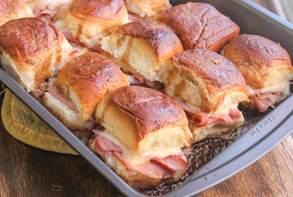 Best Baked Funeral Sandwiches (Ham and Cheese Sliders) • The Fresh