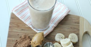 All Natural Chocolate Peanut Butter Smoothie