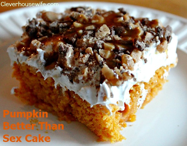 Pumpkin Better Than Sex Cake