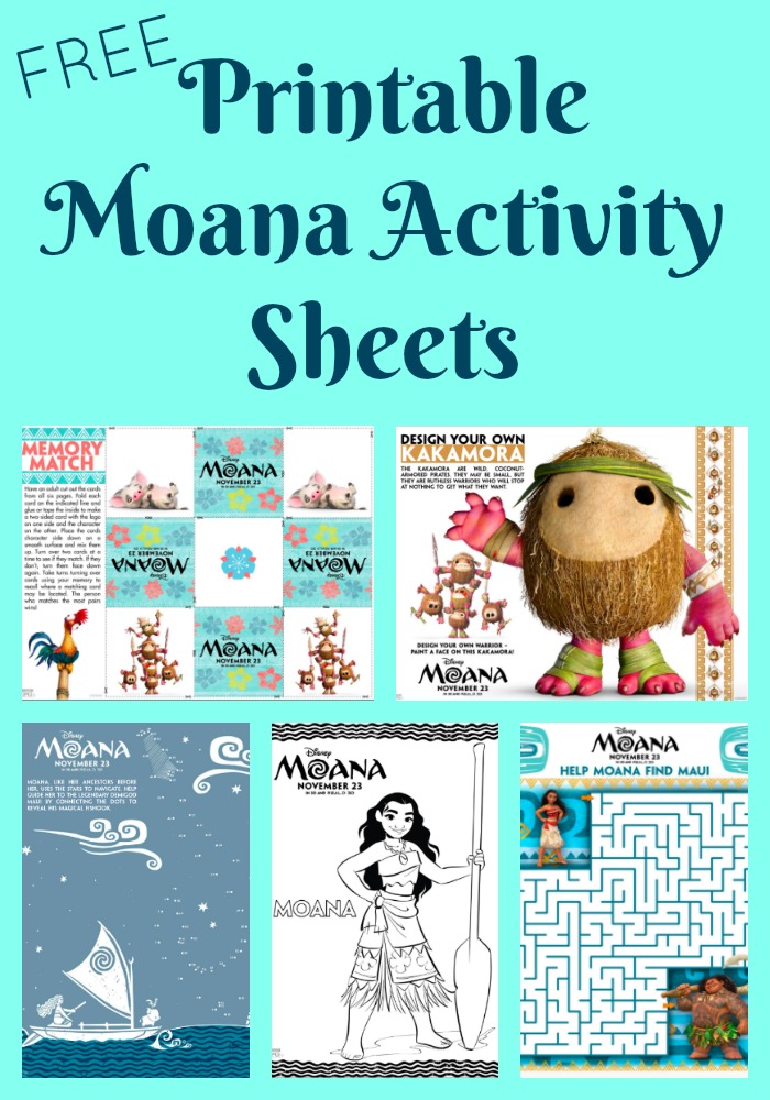 Download Free Printable Moana Activity Sheets And Coloring Pages Clever Housewife