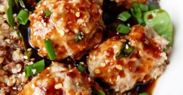 Instant Pot Korean Chikcen Meatballs from The Bewitchin Kitchen
