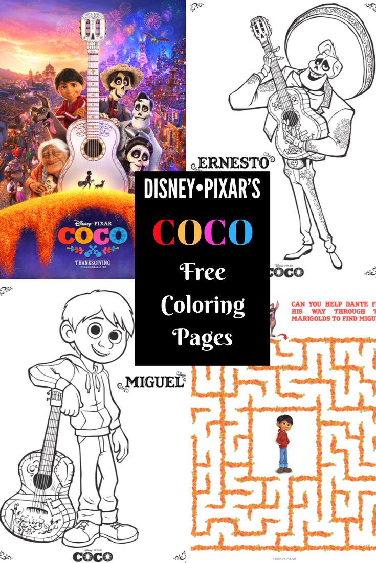 Coco Coloring Pages For Kids