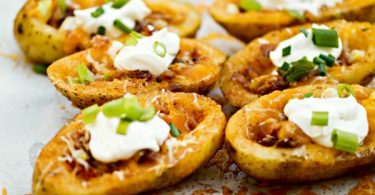 Homemade Stuffed Potato Skins from Housewife How To's