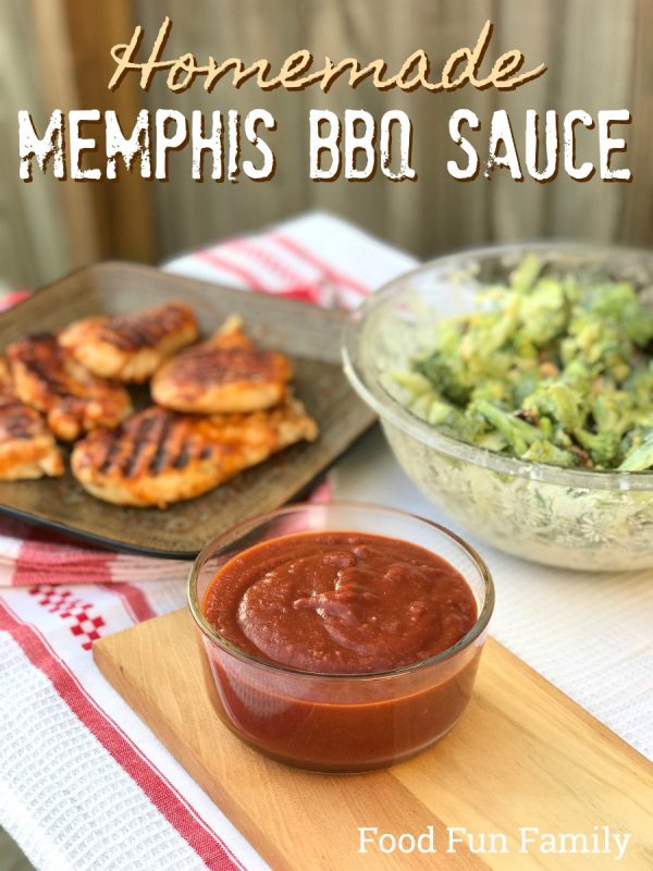 Homemade Memphis BBQ Sauce from Food Fun Family