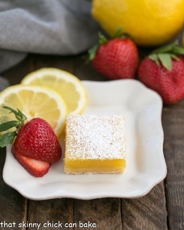 The Best Lemon Bars from That Skinny Chick Can Bake