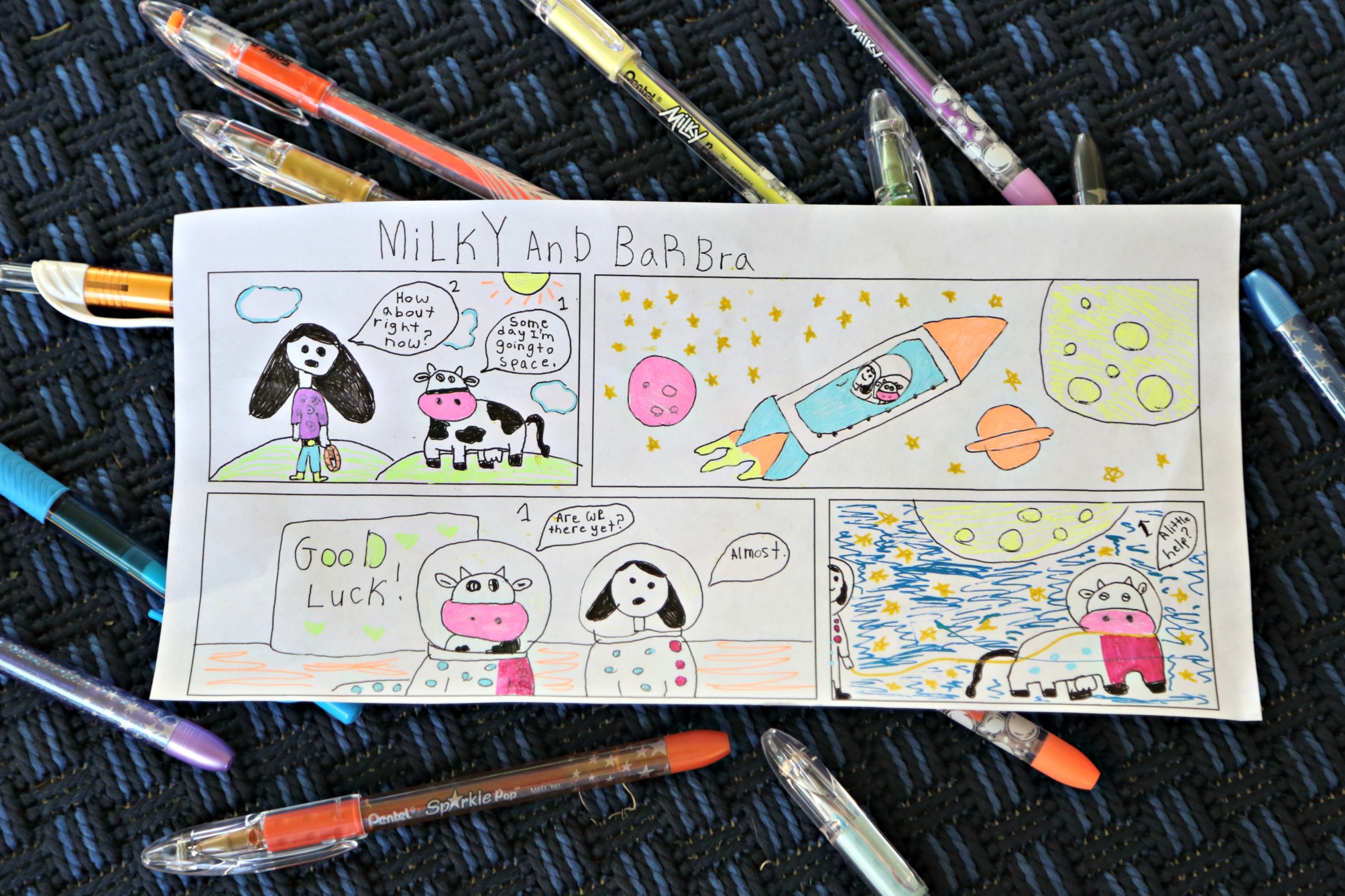 How to Create Comics Using Pentel POP Pens