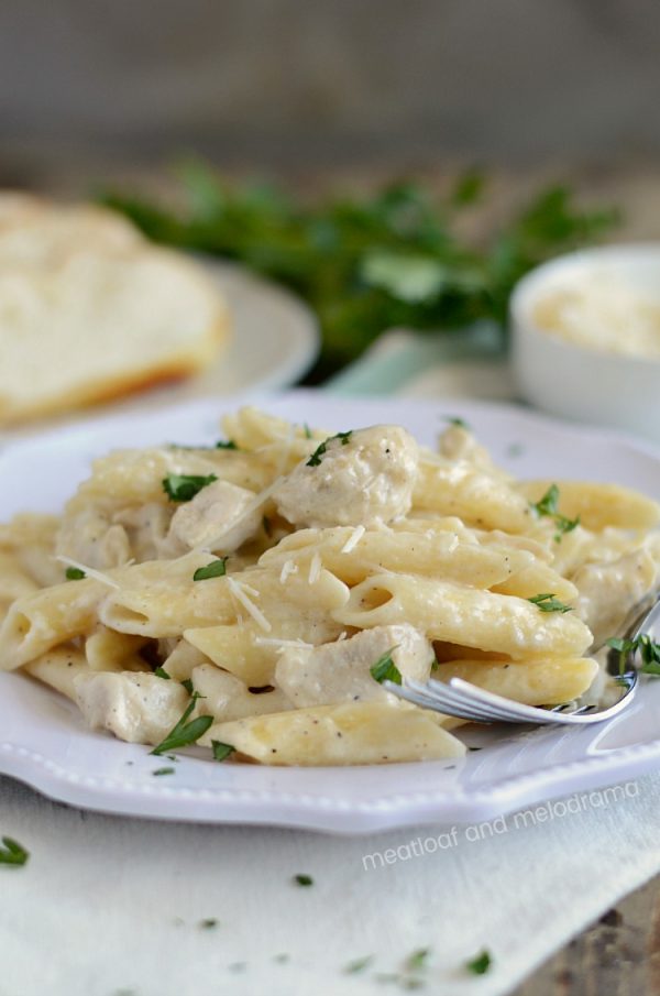 Instant Pot Chicken Alfredo from Meatloaf and Melodrama