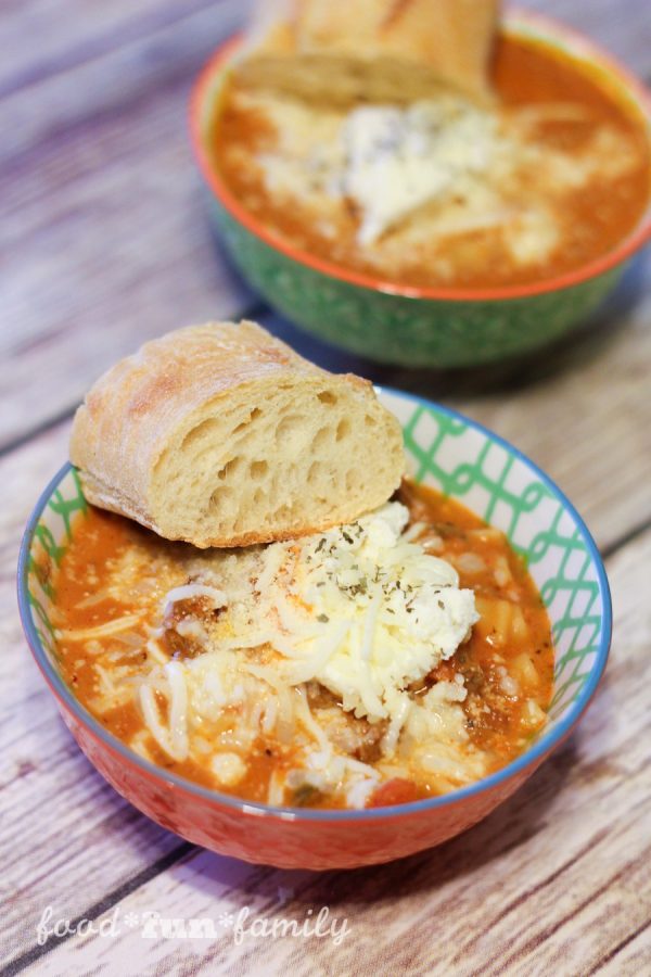 Easy Lasagna Soup from Food Fun Family