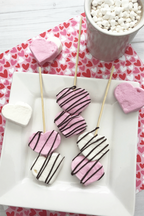 Valentine Hot Cocoa Marshmallow Hearts from Wonder Mom Wannabe