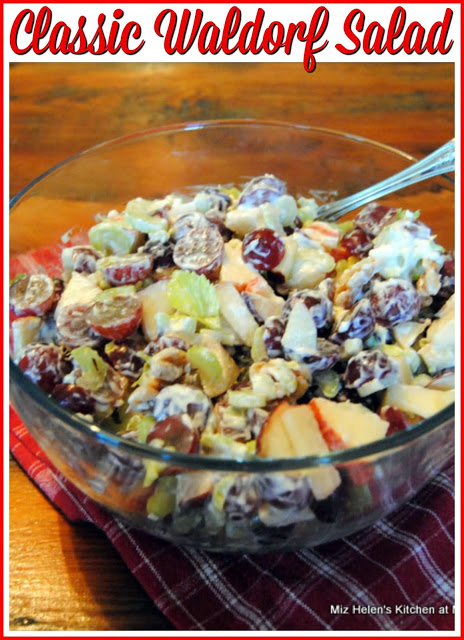 Classic Waldorf Salad from Miz Helen's Country Cottage