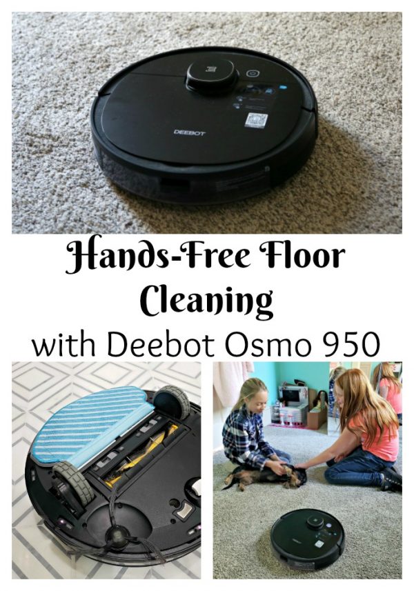 Hands-Free Floor Cleaning with Deebot Oslo 950. The Robotic vacuum every household is going to want because it vacuums and mops.