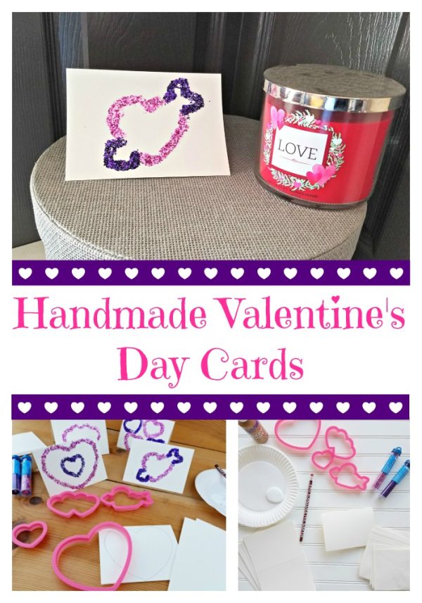 handmade cute and simple card for valentines day