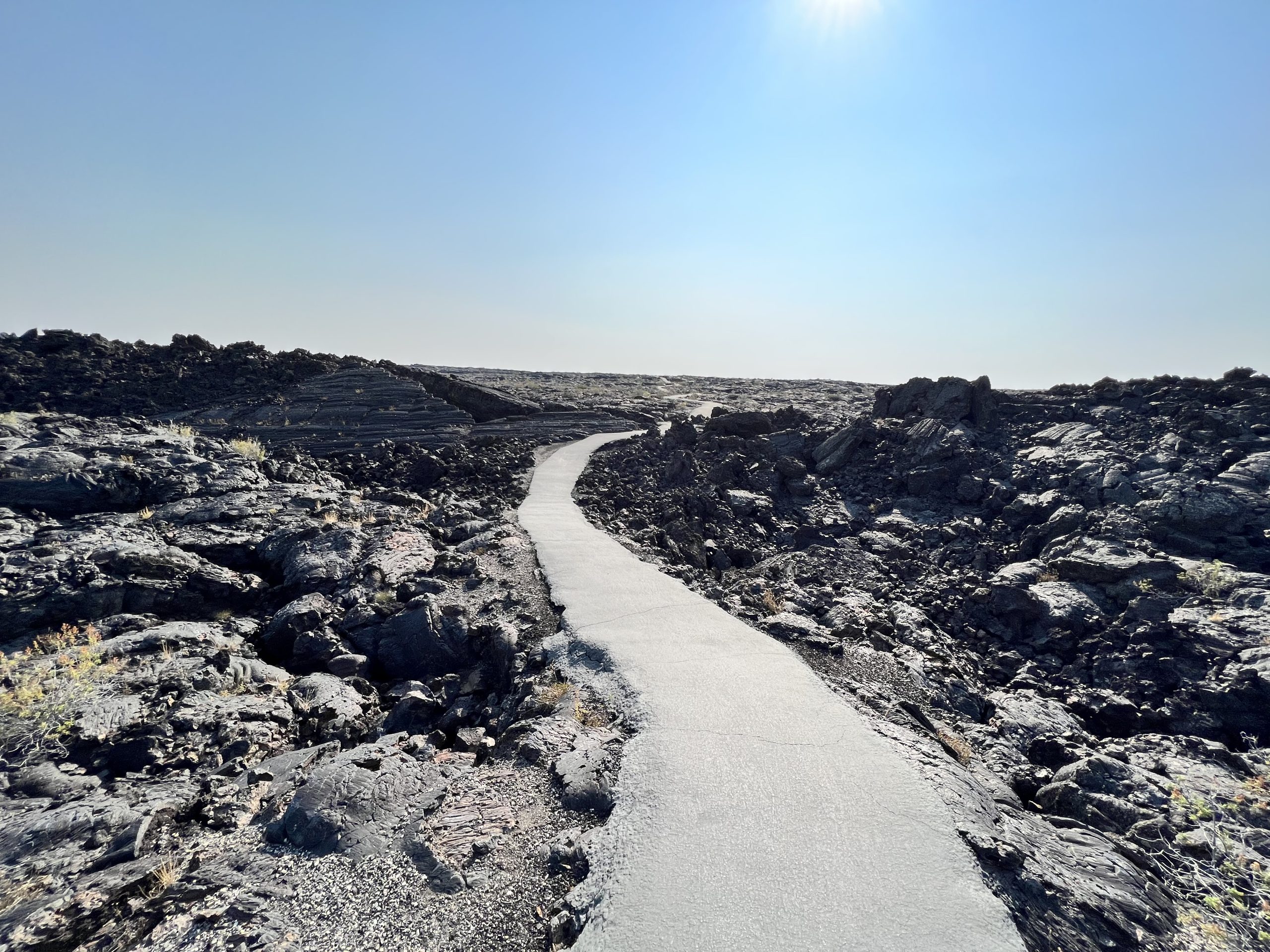 Empty lava path symbolizing personal journey and emotional transition after leaving Mormonism